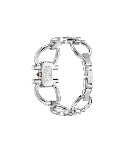 Ferragamo White 13 x 23mm 