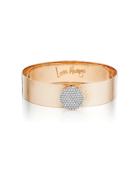 Rose Gold Diamond Large Infinity Love Always Bracelet