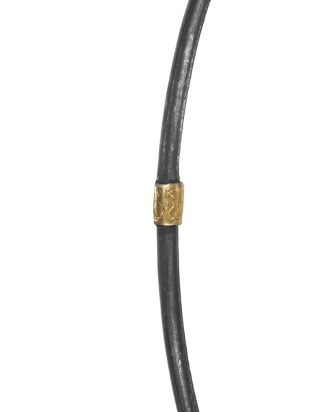 Yossi Harari Jewelry Oxidized Gilver Jane Stack Bangle