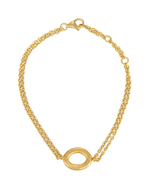 Yossi Harari Jewelry Roxanne 24k Gold Diamond Melissa Bracelet