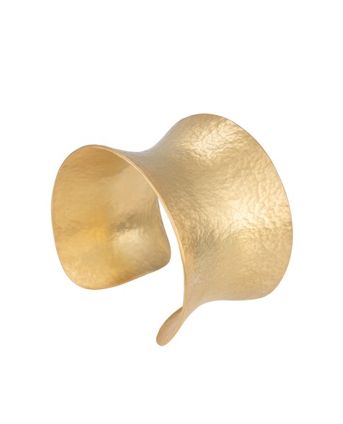 Yossi Harari Jewelry 24k Gold Plated Roxanne Corset Cuff