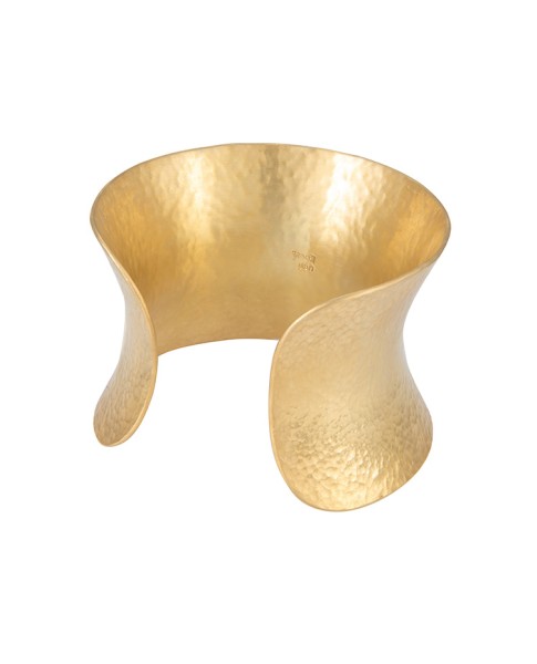 Yossi Harari Jewelry 24k Gold Plated Roxanne Corset Cuff