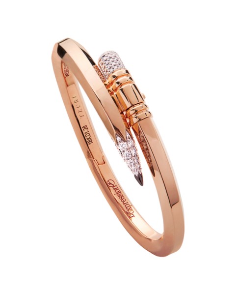 TZURI Rose Gold Large Signature Bracelet