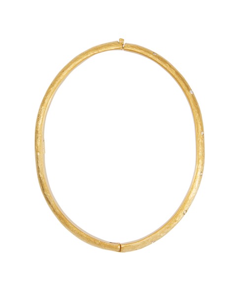 Yossi Harari Jewelry Roxanne 24k Gold Sprinkle Diamond Mica Bangle