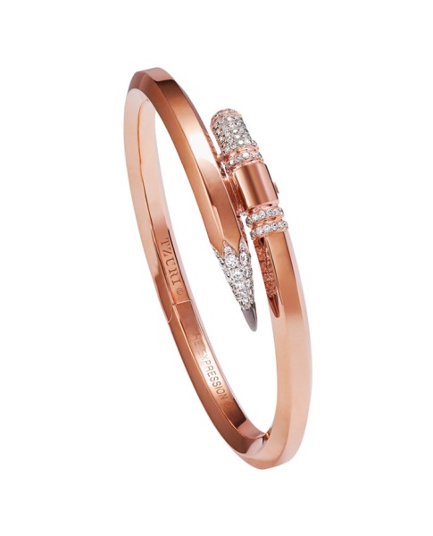 TZURI Rose Gold Medium Signature X4 Bracelet