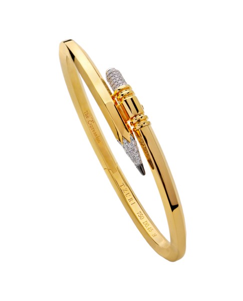 TZURI Yellow Gold Small Signature Bracelet
