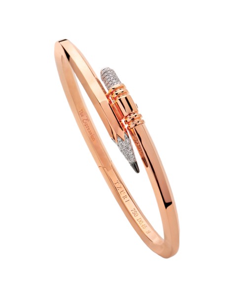 TZURI Rose Gold Small Signature Bracelet
