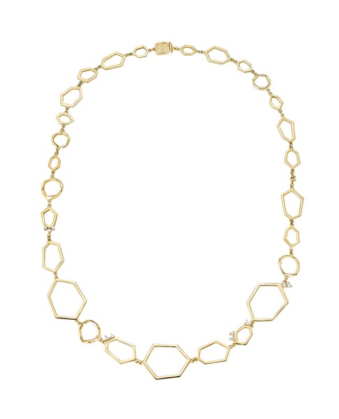 18K Gold Jackson Multi Link Necklace