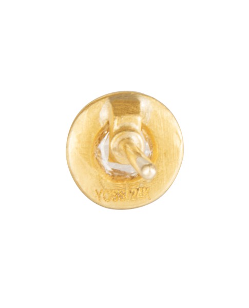 Yossi Harari Jewelry Roxanne 24k Gold Rose-Cut Diamond Mica Stud Earrings