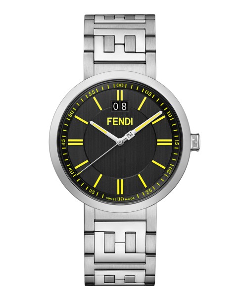 Fendi Timepieces Black 39 mm F105010501