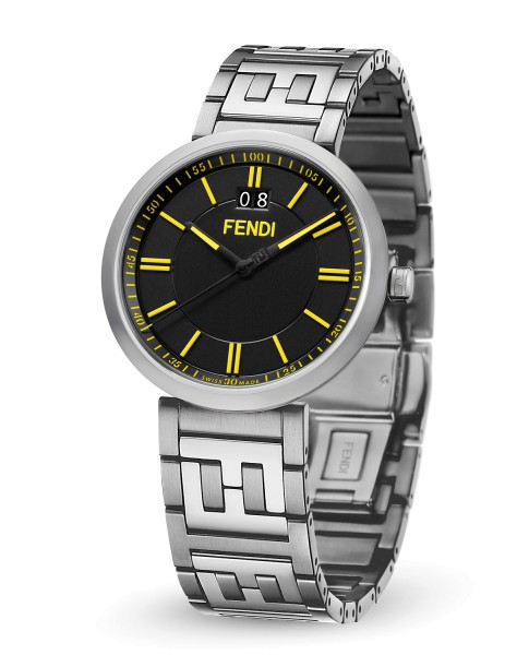 Fendi Timepieces Black 39 mm F105010501