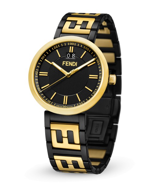 Fendi Timepieces Black 39 mm F105030901