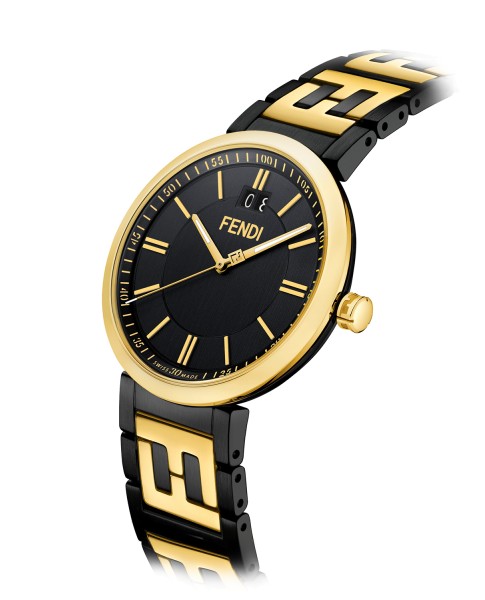 Fendi Timepieces Black 39 mm F105030901