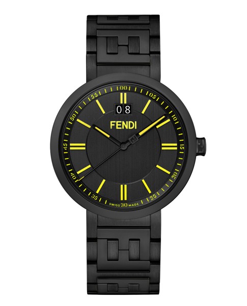 Fendi Timepieces Black 39 mm F105040501