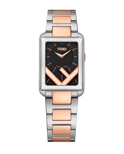 Fendi Timepieces Black 22.5 x 32 mm F107030602