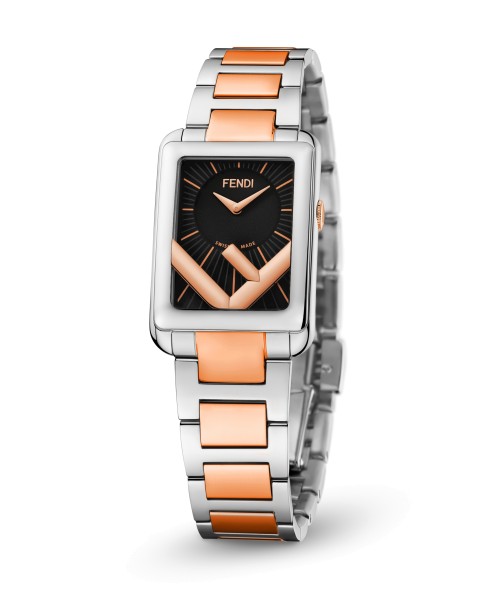 Fendi Timepieces Black 22.5 x 32 mm F107030602