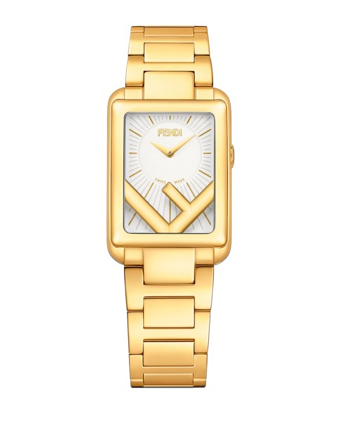 Fendi Timepieces Silver-whte 22.5 x 32 mm F107040301