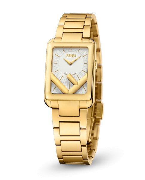 Fendi Timepieces Silver-whte 22.5 x 32 mm F107040301