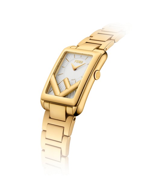 Fendi Timepieces Silver-whte 22.5 x 32 mm F107040301