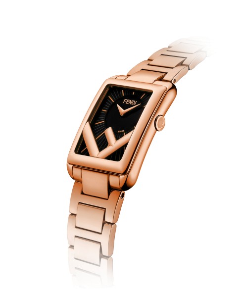 Fendi Timepieces Black 22.5 x 32 mm F107050601