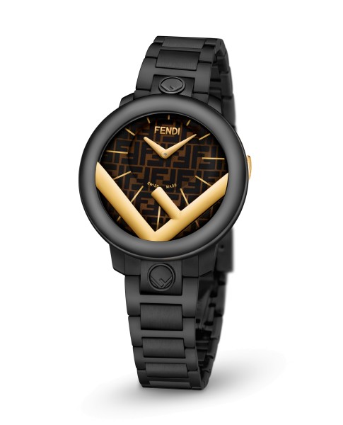 Fendi Timepieces Brown 28 mm