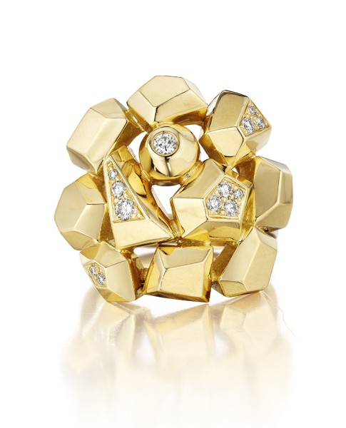Mimi So Jackson Diamond Cluster Ring Size 6