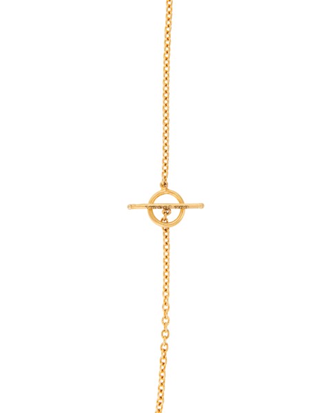 Yossi Harari Jewelry Lilah 18k Gold Diamond Feather Pendant Necklace 