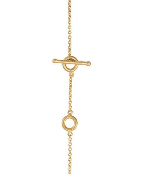 Yossi Harari Jewelry Jane 24k Gold Cognac Diamond Single Bead Roxanne Necklace