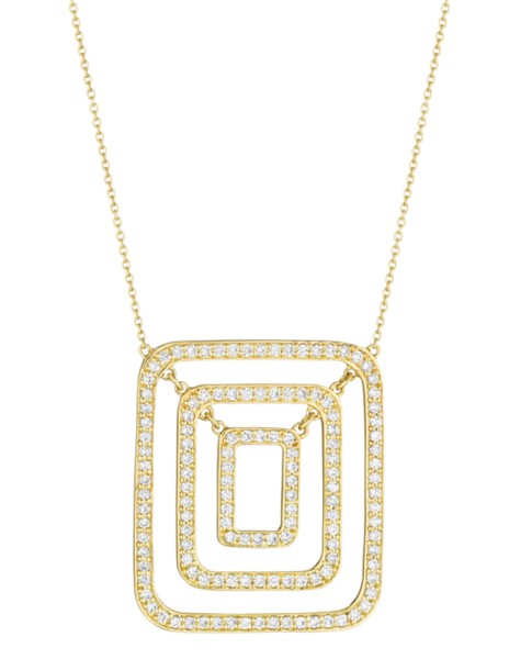 Piece Swing Diamond Necklace (Medium)