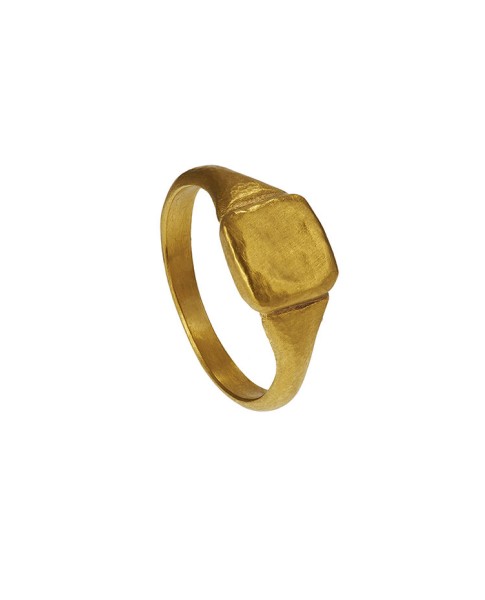 Yossi Harari Jewelry Roxanne 24k Gold Mica Ring Size 6