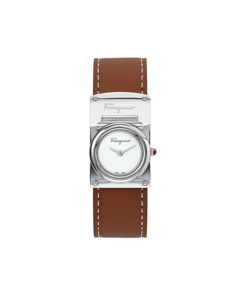 Ferragamo White 23 X 39mm  