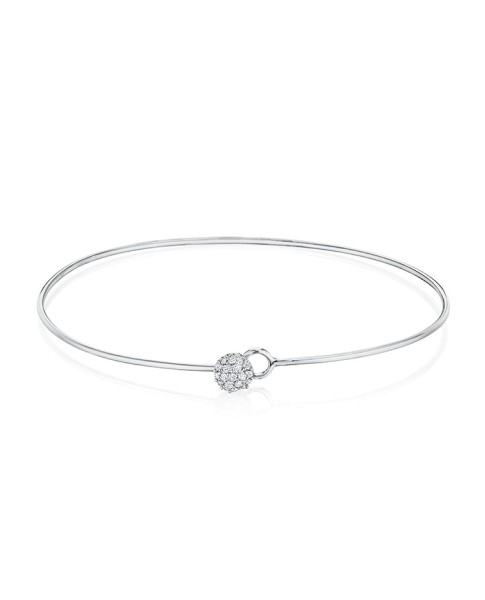 White Gold Love Always Bracelet