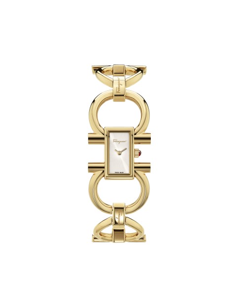 Ferragamo White 13 x 23mm 