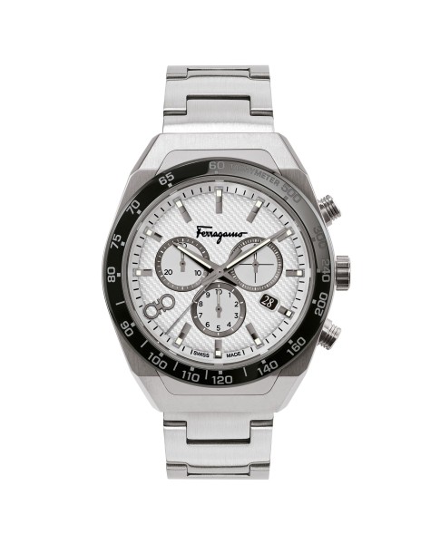 Ferragamo Silver 43mm         