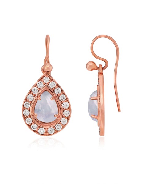 Misahara Basa 18k Rose Gold Earrings
