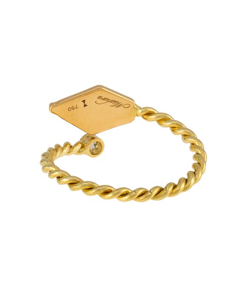Misahara Drina Coil 18k Yellow Gold Ring
