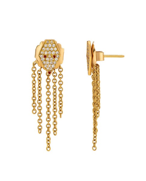 Misahara Drina Waterfall Earrings 18k Yellow Gold Earrings