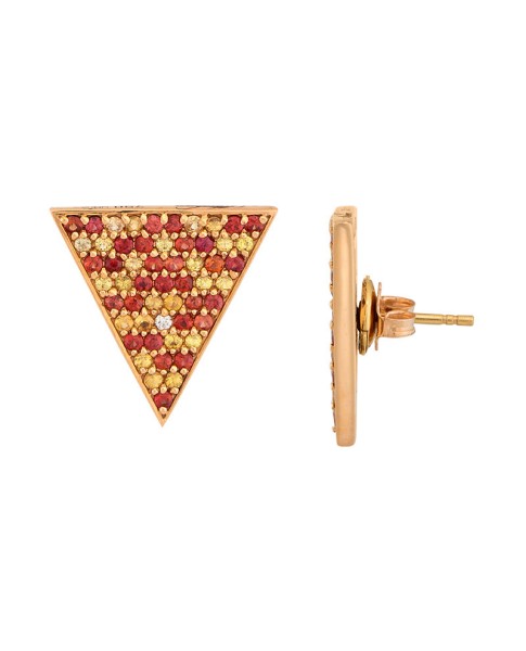 Sahara Post Rose Gold Earrings