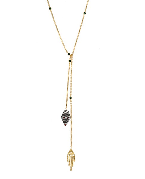 Misahara Drina Downstream 18k Yellow & White Gold Necklace