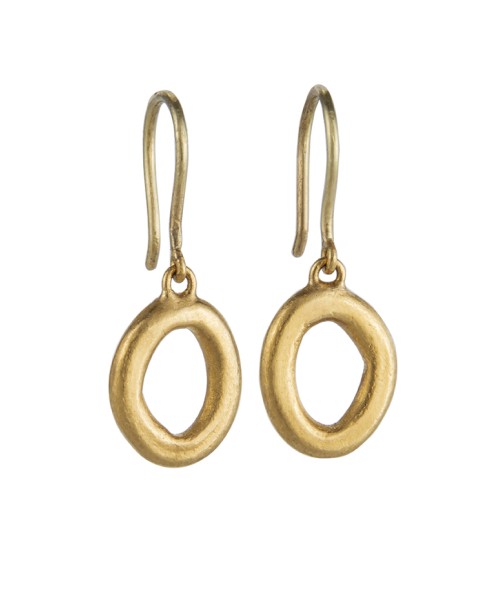 Yossi Harari Jewelry Roxanne 24k Gold Openwork Melissa Earrings