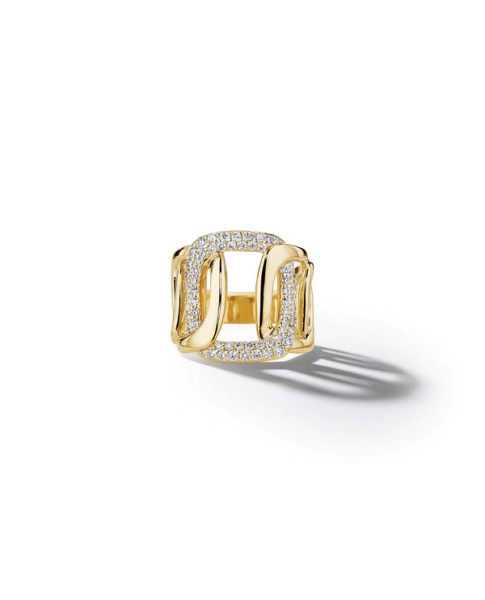 Piece Link Diamond Ring