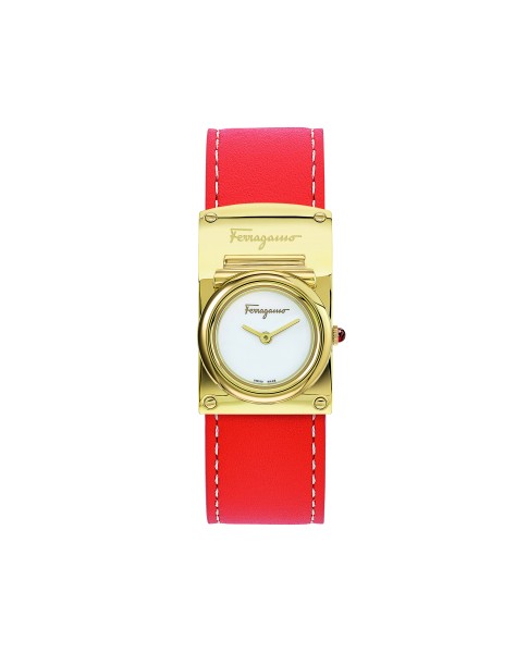 Ferragamo White 23 X 39mm             