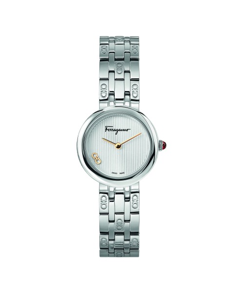 Ferragamo Silver 28mm 