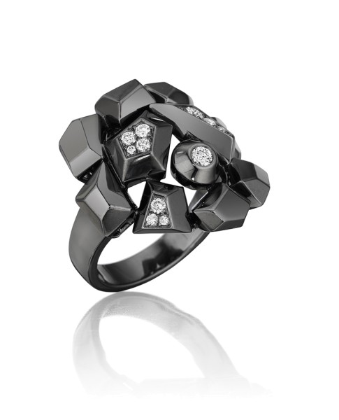 Mimi So Jackson Diamond Cluster Ring Size 6