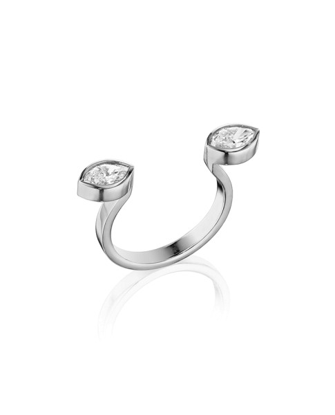 Mimi So Jackson Open Finger Ring Size 6.5