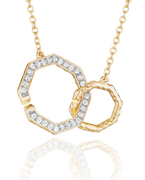 Yellow Gold Hero Front Closure Necklace