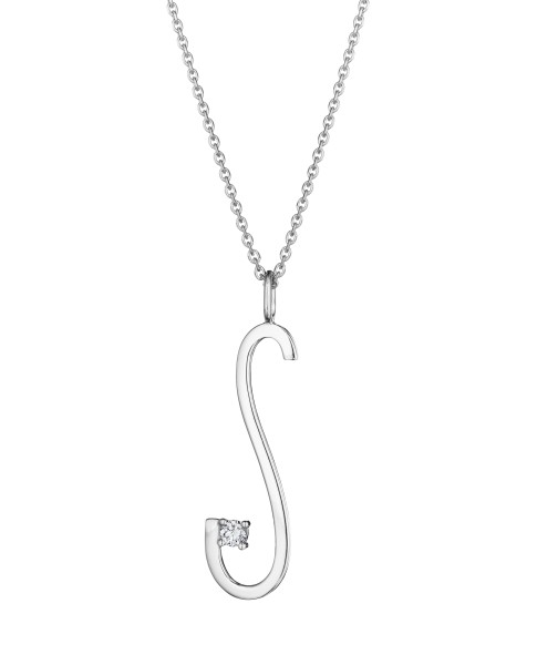 Mimi So Type Letter "S" Pendant