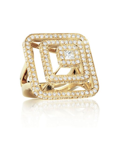 Piece Pyramid All Diamond Ring (Lrg)