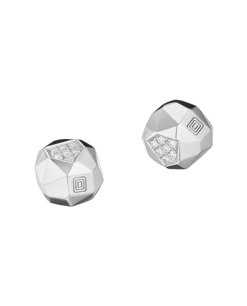 Mimi So Jackson Switch Faceted Diamond Studs
