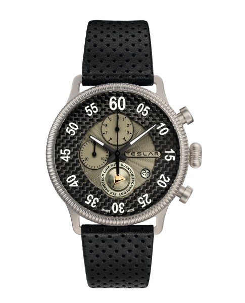Teslar Black 44 mm WTTP00319